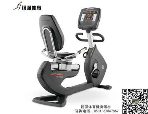锐强体育推荐健身器材-卧式健身车美国力健95R Achieve